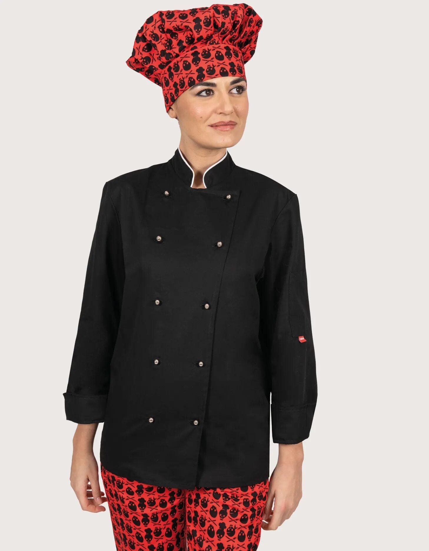 Kuharska Jakna Unisex Toma CHEF - Crna - 1