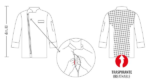 Toma Youniform kuharska bluza RIAN - crna - 2