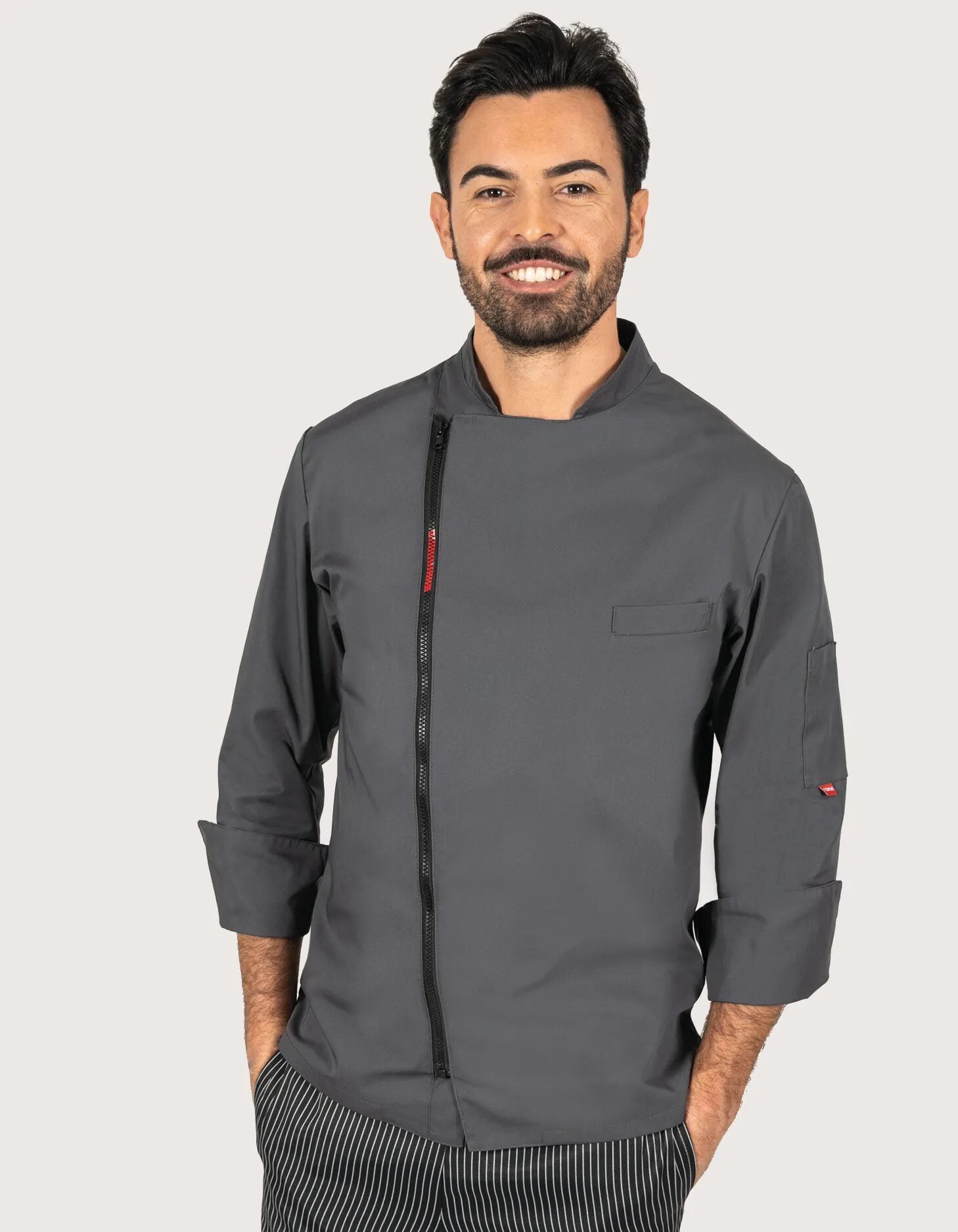 Toma Youniform Unisex Kuharska Jakna FAST - Siva - 1