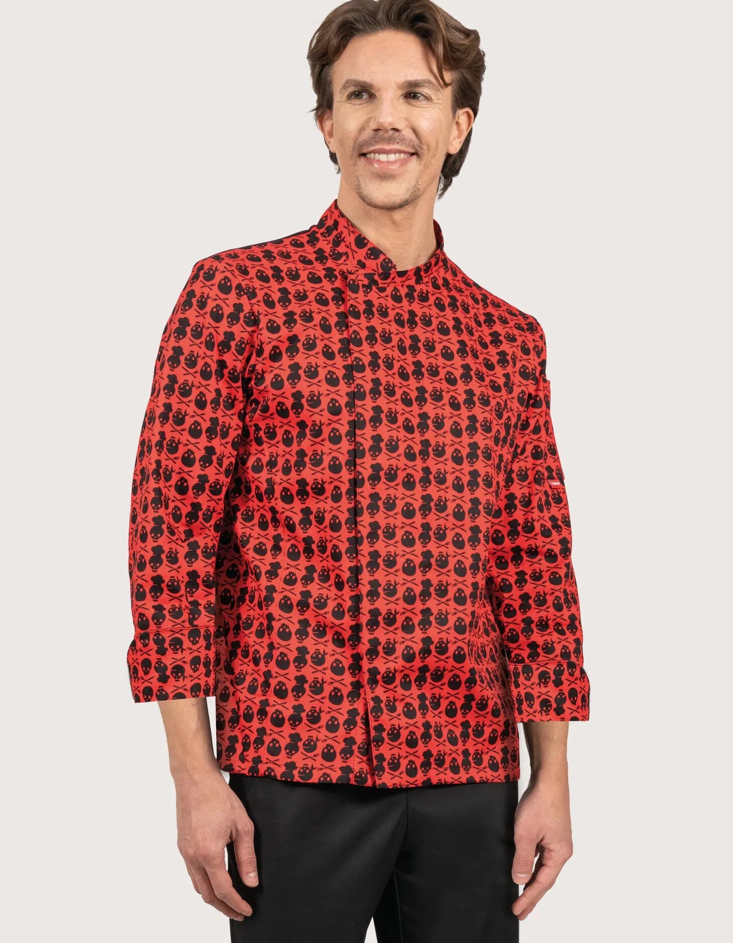 Kuharska Jakna Unisex Toma GORDON - Skull - 1