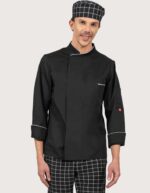 Kuharska Jakna Unisex Toma OMEGA - Crna - 1