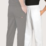 Kuharske Hlače Unisex Toma OTEGO - Bijele