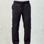 Kuharske hlače 'ESSENTIAL' s džepovima, Crna, unisex