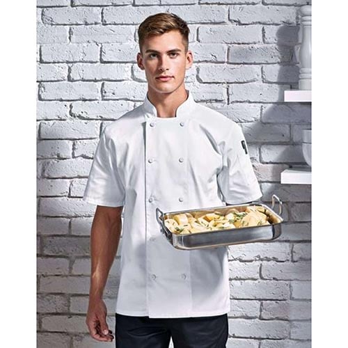 Unisex kuharska bluza Chef s 2 reda gumba