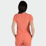Ženska medicinska bluza JULIA, koraljna - 4