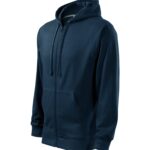 Malfini Trendy Zipper 410 muška majica s kapuljačom i patentnim zatvaračem