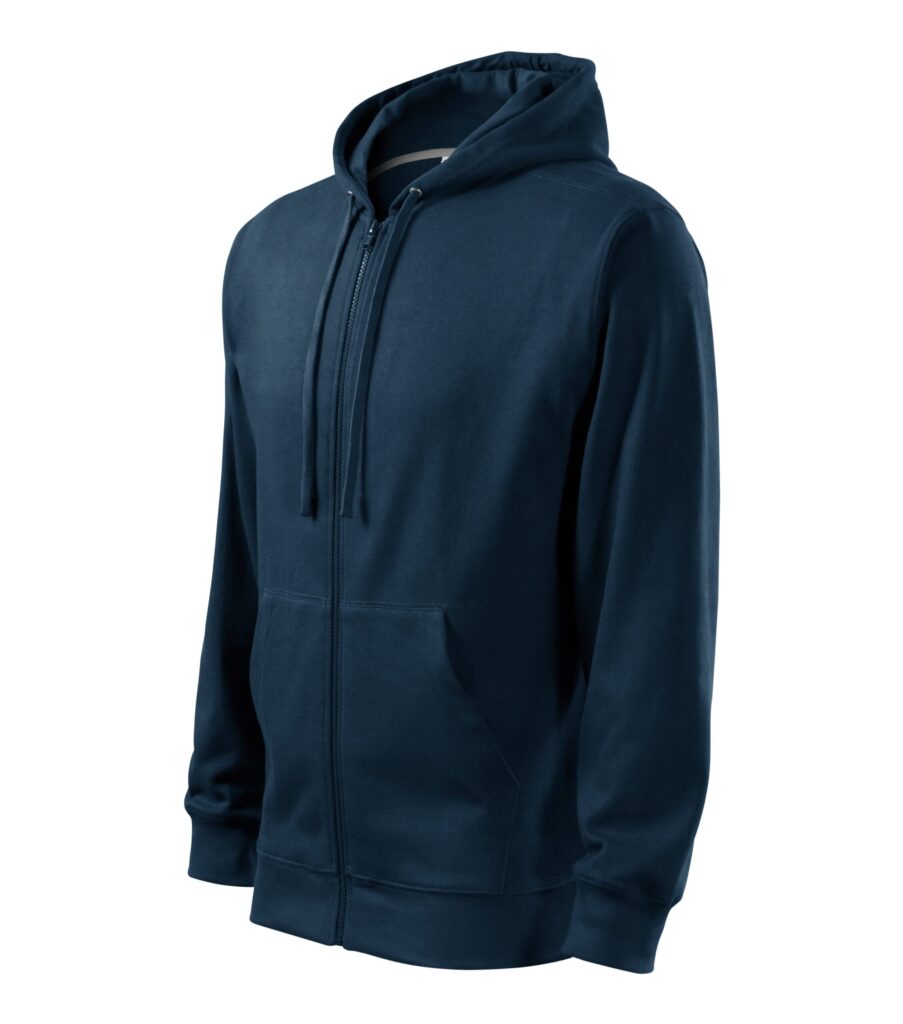 Malfini Trendy Zipper 410 muška majica s kapuljačom i patentnim zatvaračem