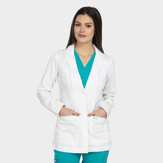 Ženska medicinska kuta LIVIA, bijela – elegantna i praktična - 1 Ženska medicinska kuta LIVIA, bijela – elegantna i praktična - 1