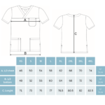 Unisex medicinska bluza ANGEL, siva - udobnost i kvaliteta - 3